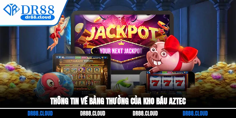 Thông tin về bảng thưởng của kho báu Aztec